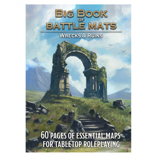 Big Book of Battle Mats - Wrecks & Ruins i gruppen SÄLLSKAPSSPEL / Rollspel hos Spelexperten (LBM047)