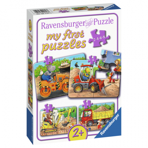 Ravensburger Pussel: Byggplatser 2-8 Bitar i gruppen PUSSEL / Barnpussel hos Spelexperten (10105717)