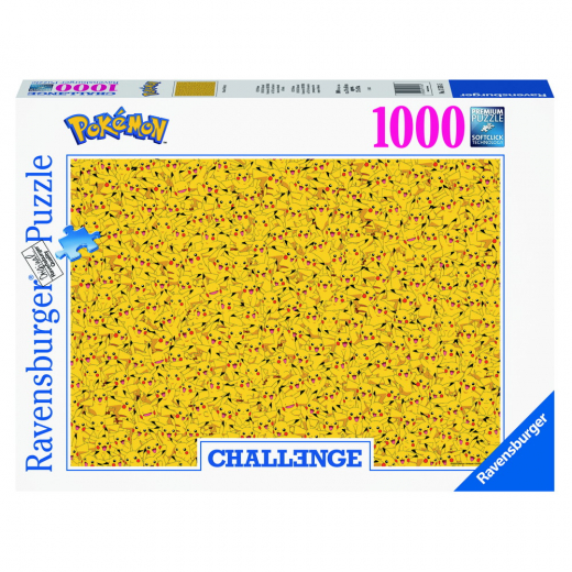 Ravensburger Pussel: Challenge Pikachu 1000 Bitar i gruppen PUSSEL / 1000 bitar hos Spelexperten (10217576)