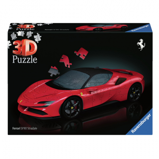 Ravensburger 3D Pussel - Ferrari SF90 Stradale 161 Bitar i gruppen PUSSEL / 3D pussel hos Spelexperten (10311576)