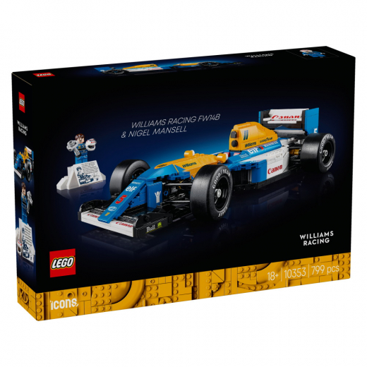 LEGO Icons - Williams Racing FW14B & Nigel Mansell i gruppen LEKSAKER / LEGO / LEGO Icons hos Spelexperten (10353)