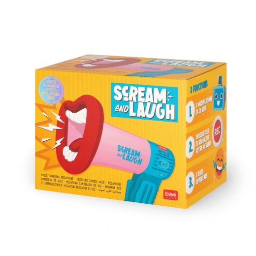 Scream and laugh - megafon, röstförvrängare i gruppen LEKSAKER / Roliga prylar hos Spelexperten (103566)