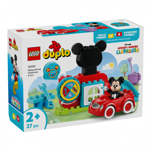 LEGO Duplo - Musse Piggs klubbhus och bil i gruppen LEKSAKER / LEGO / LEGO Duplo hos Spelexperten (10454)