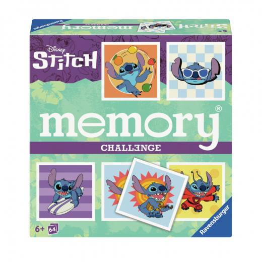 Disney Stitch Challenge Memo i gruppen SÄLLSKAPSSPEL / Familjespel hos Spelexperten (10624697)