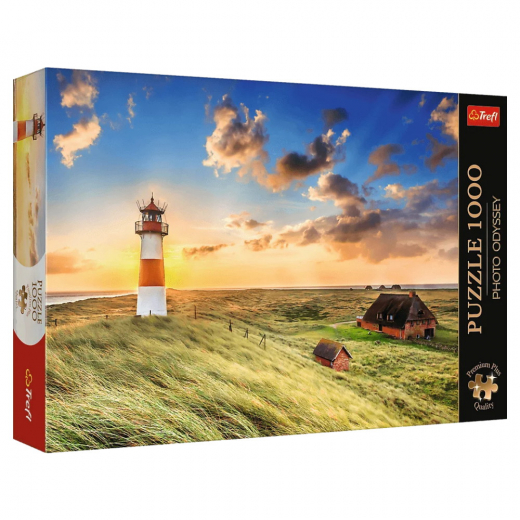 Trefl Pussel List-Ost Lighthouse, Germany 1000 Bitar i gruppen PUSSEL / 1000 bitar hos Spelexperten (10823)