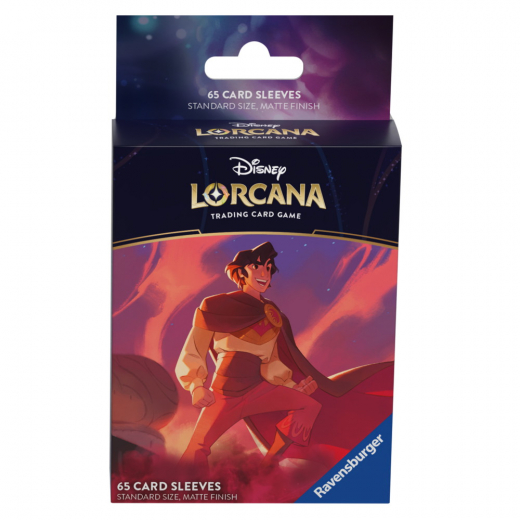 Disney Lorcana TCG: Sleeves 63 x 88 mm - Aladdin i gruppen SÄLLSKAPSSPEL / Tillbehör / Sleeves hos Spelexperten (11098404)