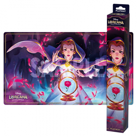 Disney Lorcana TCG: Playmat - Belle i gruppen SÄLLSKAPSSPEL / Tillbehör / Övriga hos Spelexperten (11098409)