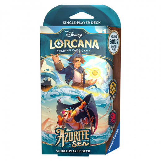 Disney Lorcana TCG: Azurite Sea Starter Deck - Amber & Ruby i gruppen SÄLLSKAPSSPEL / Kortspel hos Spelexperten (11098459-JT)