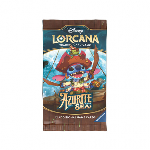 Disney Lorcana TCG: Azurite Sea - Booster Pack i gruppen SÄLLSKAPSSPEL / Spelserier / Disney Lorcana Trading Card Game hos Spelexperten (11098466-BOS)