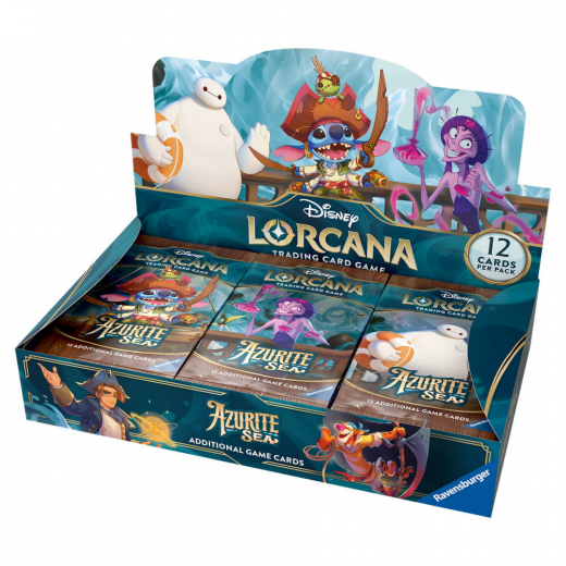 Disney Lorcana TCG: Azurite Sea - Booster Display i gruppen SÄLLSKAPSSPEL / Spelserier / Disney Lorcana Trading Card Game hos Spelexperten (11098466-DIS)