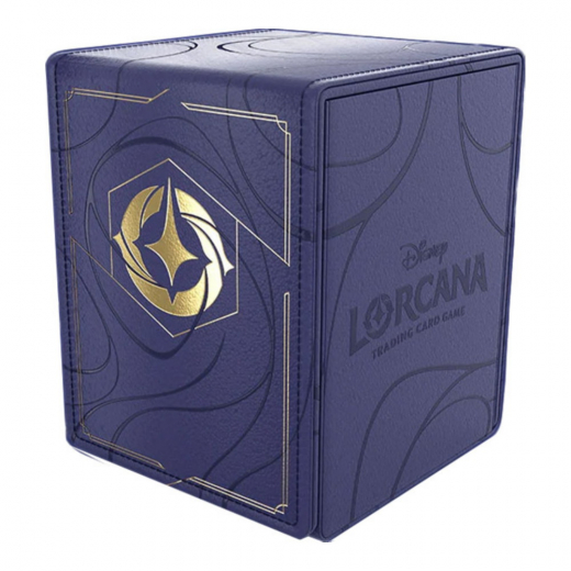 Disney Lorcana TCG: Azurite Sea - Premium Deck Box i gruppen SÄLLSKAPSSPEL / Tillbehör / Förvaring hos Spelexperten (11098565)