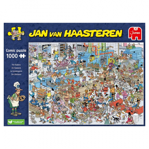 Jan van Haasteren Pussel - The Bakery 1000 Bitar i gruppen PUSSEL / Jan van Haasteren hos Spelexperten (1110100310)