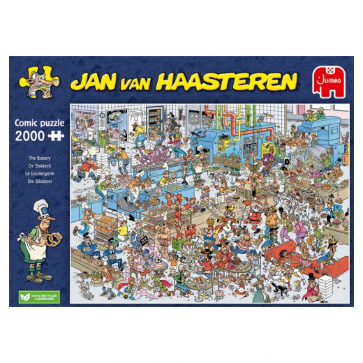 Jan van Haasteren Pussel - The Bakery 2000 Bitar i gruppen PUSSEL / Jan van Haasteren hos Spelexperten (1110100311)