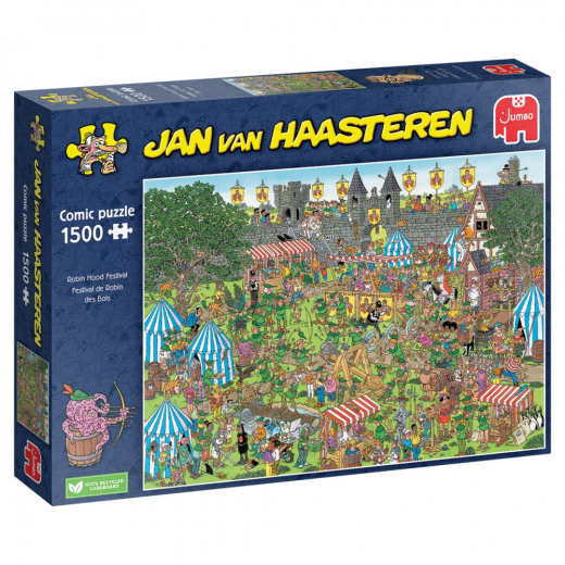 Jan van Haasteren - Robin Hood Festival 1500 Bitar i gruppen PUSSEL / Jan van Haasteren hos Spelexperten (1110100317)