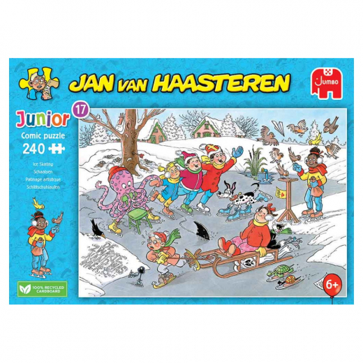 Jan van Haasteren Pussel: Ice Skating 240 Bitar i gruppen PUSSEL / < 750 bitar hos Spelexperten (1110100320)