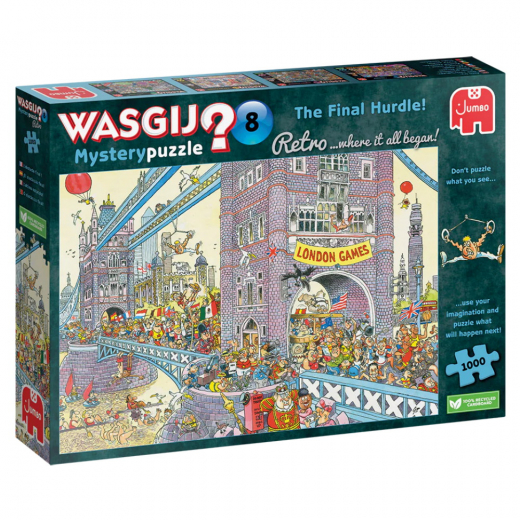 Wasgij? Retro Mystery #8 - The Final Hurdle! 1000 Bitar i gruppen PUSSEL / Wasgij hos Spelexperten (1110100330)