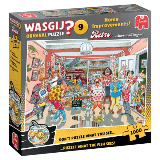 Wasgij? Retro Original #9 - Home Improvements! 1000 Bitar i gruppen PUSSEL / Wasgij hos Spelexperten (1110100502)