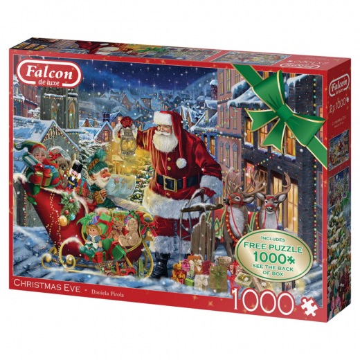 Falcon Pussel - Christmas Eve 2 x 1000 Bitar i gruppen PUSSEL / 1000 bitar hos Spelexperten (1110500131)