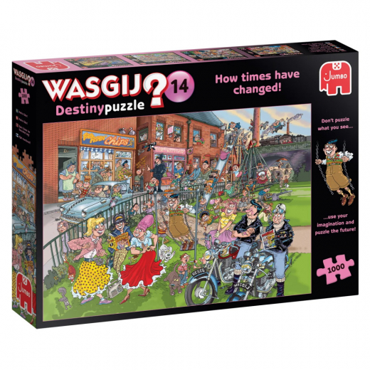 Wasgij? Destiny #14 - How Times Have Changed! 1000 Bitar i gruppen PUSSEL / Wasgij hos Spelexperten (1119801822)