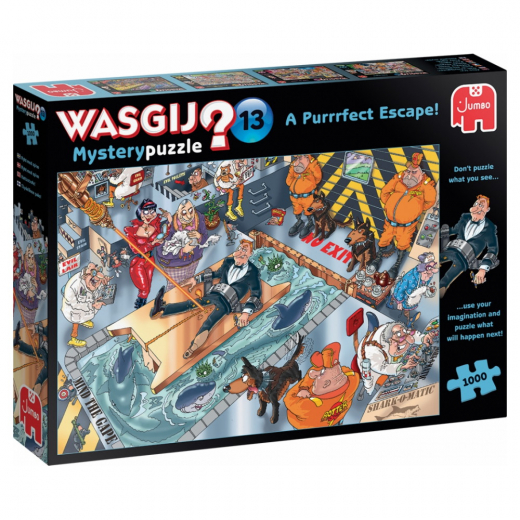 Wasgij? Mystery #13 - A Purrrfect Escape! 1000 Bitar i gruppen PUSSEL / Wasgij hos Spelexperten (1119801827)