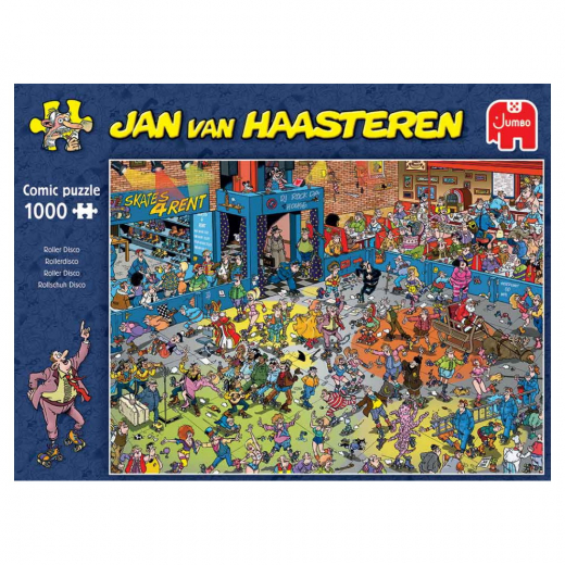 Jan van Haasteren - Roller Disco 1000 Bitar i gruppen PUSSEL / Jan van Haasteren hos Spelexperten (1119801837)