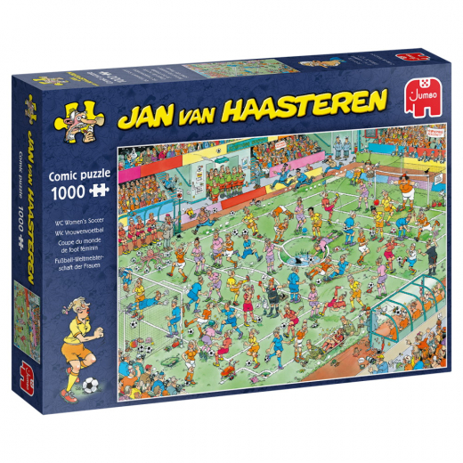 Jan van Haasteren - Womens Soccer 1000 Bitar i gruppen PUSSEL / Jan van Haasteren hos Spelexperten (1119801840)