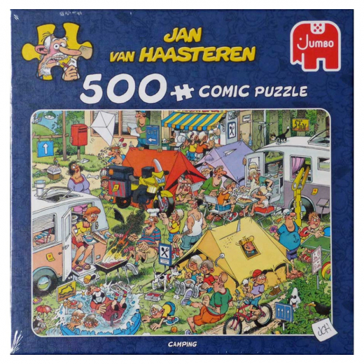 Jan van Haasteren Pussel - Camping 500 Bitar i gruppen PUSSEL / < 750 bitar hos Spelexperten (1119801850)