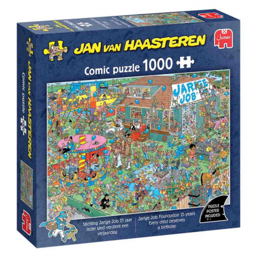 Jan van Haasteren Pussel: Jarige Job Foundation 15 years 1000 Bitar i gruppen PUSSEL / Jan van Haasteren hos Spelexperten (1119801887)