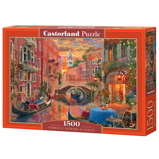 Castorland - Romantic Evening in Venice 1500 Bitar i gruppen PUSSEL / Castorland hos Spelexperten (116413)