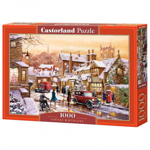 Castorland - Vintage Winterland 1000 Bitar i gruppen PUSSEL / 1000 bitar hos Spelexperten (116767)