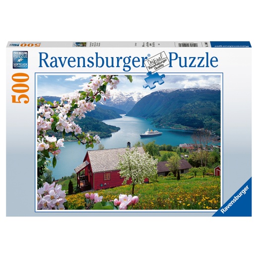 Ravensburger Pussel: Landscape 500 Bitar i gruppen PUSSEL / < 750 bitar hos Spelexperten (12000208)