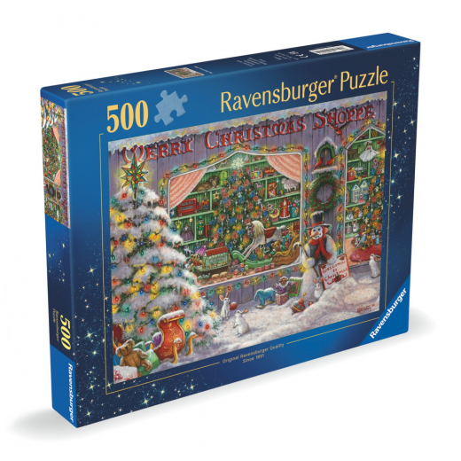 Ravensburger Pussel: The Christmas Shop 500 bitar i gruppen PUSSEL / < 750 bitar hos Spelexperten (12000215)