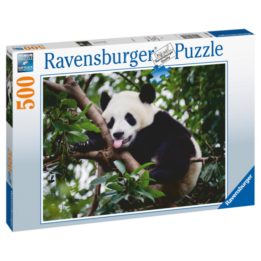 Ravensburger Pussel: Panda Bear 500 Bitar i gruppen PUSSEL / < 750 bitar hos Spelexperten (12000351)