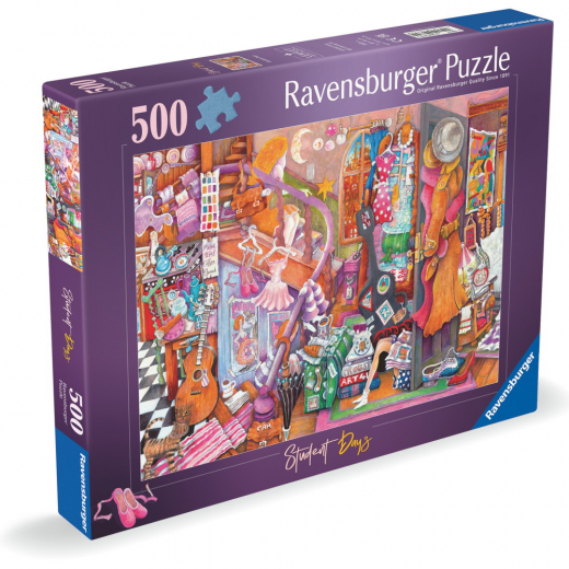 Ravensburger Pussel: Student Days 500 bitar i gruppen PUSSEL / < 750 bitar hos Spelexperten (12000679)