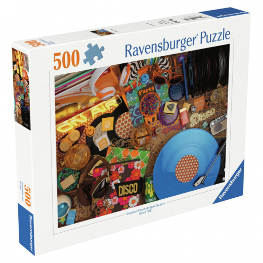 Ravensburger Pussel: Hello Vinyl 500 Bitar i gruppen PUSSEL / < 750 bitar hos Spelexperten (12000773)