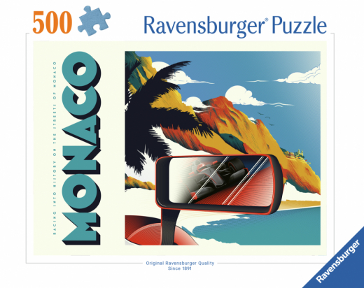 Ravensburger Pussel - Monaco Grand Prix 500 bitar i gruppen PUSSEL / Ravensburger hos Spelexperten (12000774)