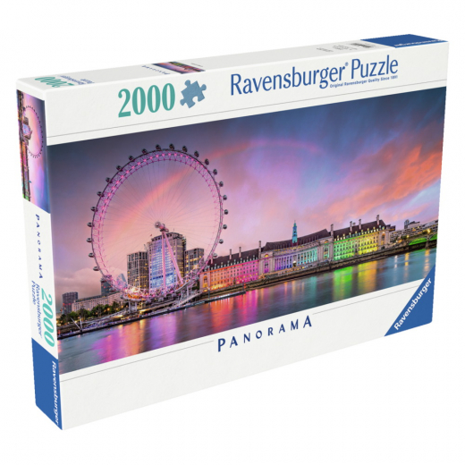 Ravensburger Pussel: Lovely London 2000 Bitar - Panorama i gruppen PUSSEL / 2000 bitar > hos Spelexperten (12000805)