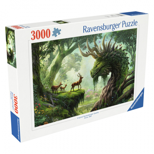 Ravensburger Pussel - The Forest Dragon awakes 3000 Bitar i gruppen PUSSEL / 2000 bitar > hos Spelexperten (12000808)