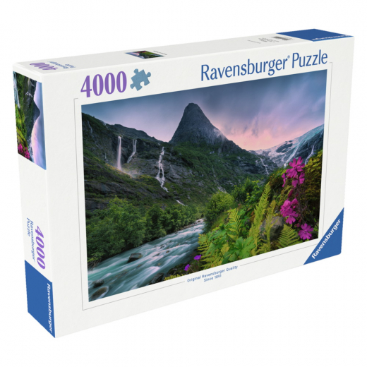 Ravensburger Pussel - Stunning Mountainvibes 4000 Bitar i gruppen PUSSEL / 2000 bitar > hos Spelexperten (12000811)