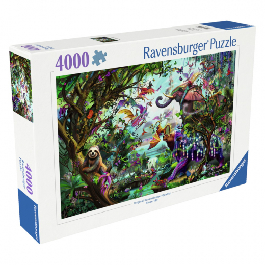 Ravensburger Pussel - Tropical Dragons 4000 Bitar i gruppen PUSSEL / 2000 bitar > hos Spelexperten (12000812)