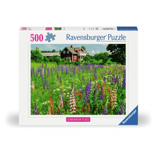 Ravensburger Pussel: Farm In Sweden 500 Bitar i gruppen PUSSEL / < 750 bitar hos Spelexperten (12000844)