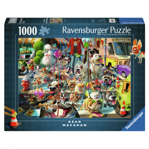 Ravensburger Pussel: The Dog Walker 1000 Bitar i gruppen PUSSEL / 1000 bitar hos Spelexperten (12000876)