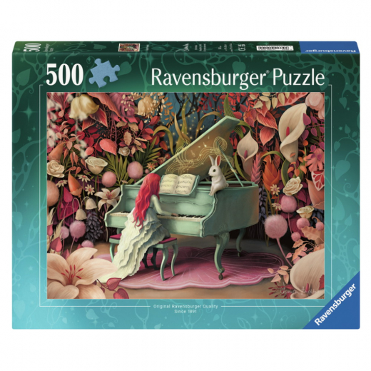 Ravensburger Pussel: Rabbit Recital 500 Bitar i gruppen PUSSEL / < 750 bitar hos Spelexperten (12001010)