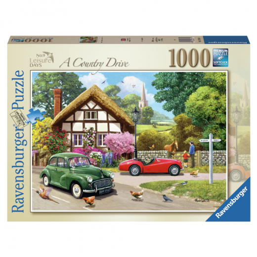 Ravensburger Pussel: A Stop To Say Hello 1000 Bitar i gruppen PUSSEL / 1000 bitar hos Spelexperten (12001180)