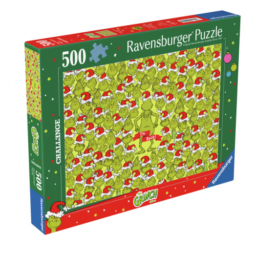 Ravensburger Pussel: The Grinch 500 Bitar - Challenge i gruppen PUSSEL / < 750 bitar hos Spelexperten (12001224)