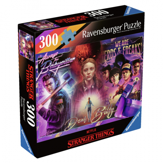 Ravensburger Pussel: Stranger Things 300 Bitar i gruppen PUSSEL / < 750 bitar hos Spelexperten (12001226)