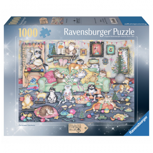 Ravensburger Pussel: Christmas Crackers 1000 Bitar i gruppen PUSSEL / 1000 bitar hos Spelexperten (12001244)