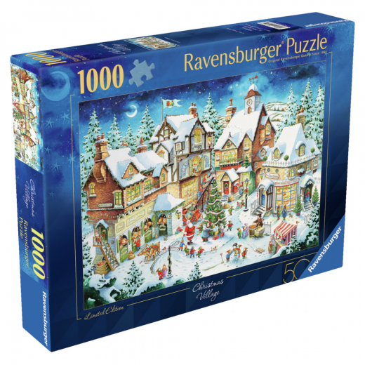 Ravensburger Pussel: Christmas Village 1000 Bitar i gruppen PUSSEL / 1000 bitar hos Spelexperten (12001271)