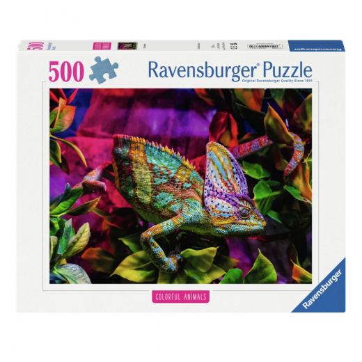 Ravensburger Pussel: Chameleon 500 Bitar i gruppen PUSSEL / < 750 bitar hos Spelexperten (12001333)