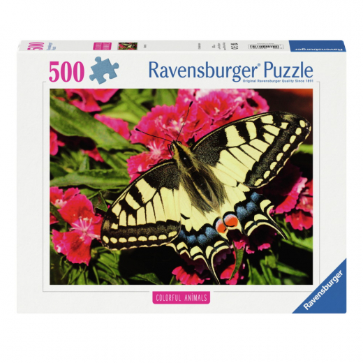 Ravensburger Pussel: Butterfly 500 Bitar i gruppen PUSSEL / < 750 bitar hos Spelexperten (12001335)